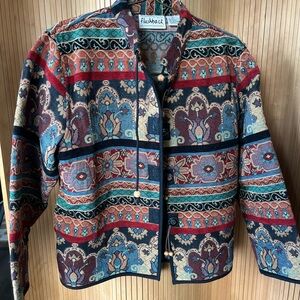 Vintage Flashbacks Patterned Jacket